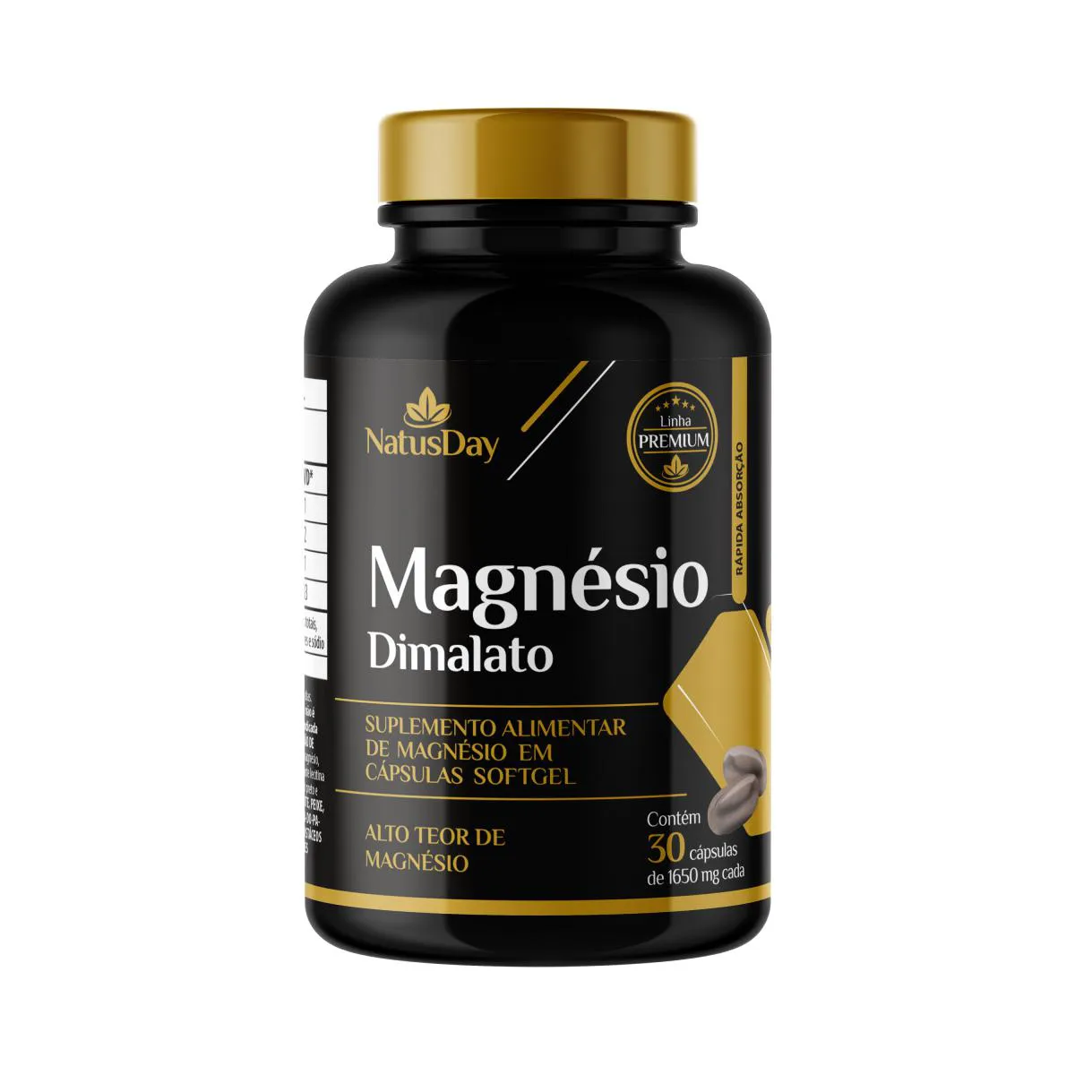 MAGNéSIO DIMALATO (30 CáPSULAS) - NATUSDAY PREMIUM