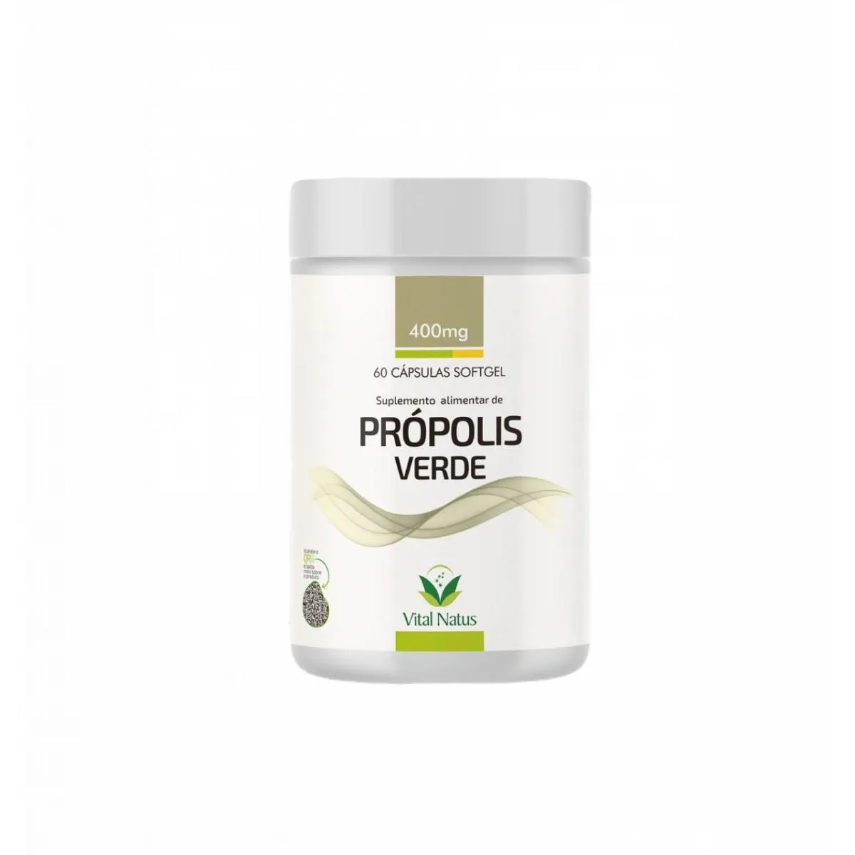 PRóPOLIS VERDE 60 CáPS- 400MG- EXTRATO 100%- VITAL NATUS
