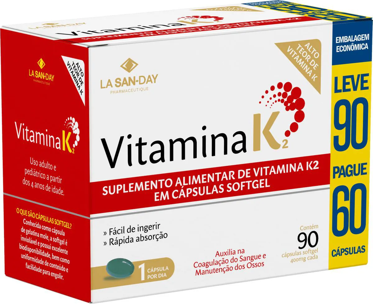 VITAMINA K2 (90 CáPSULAS)