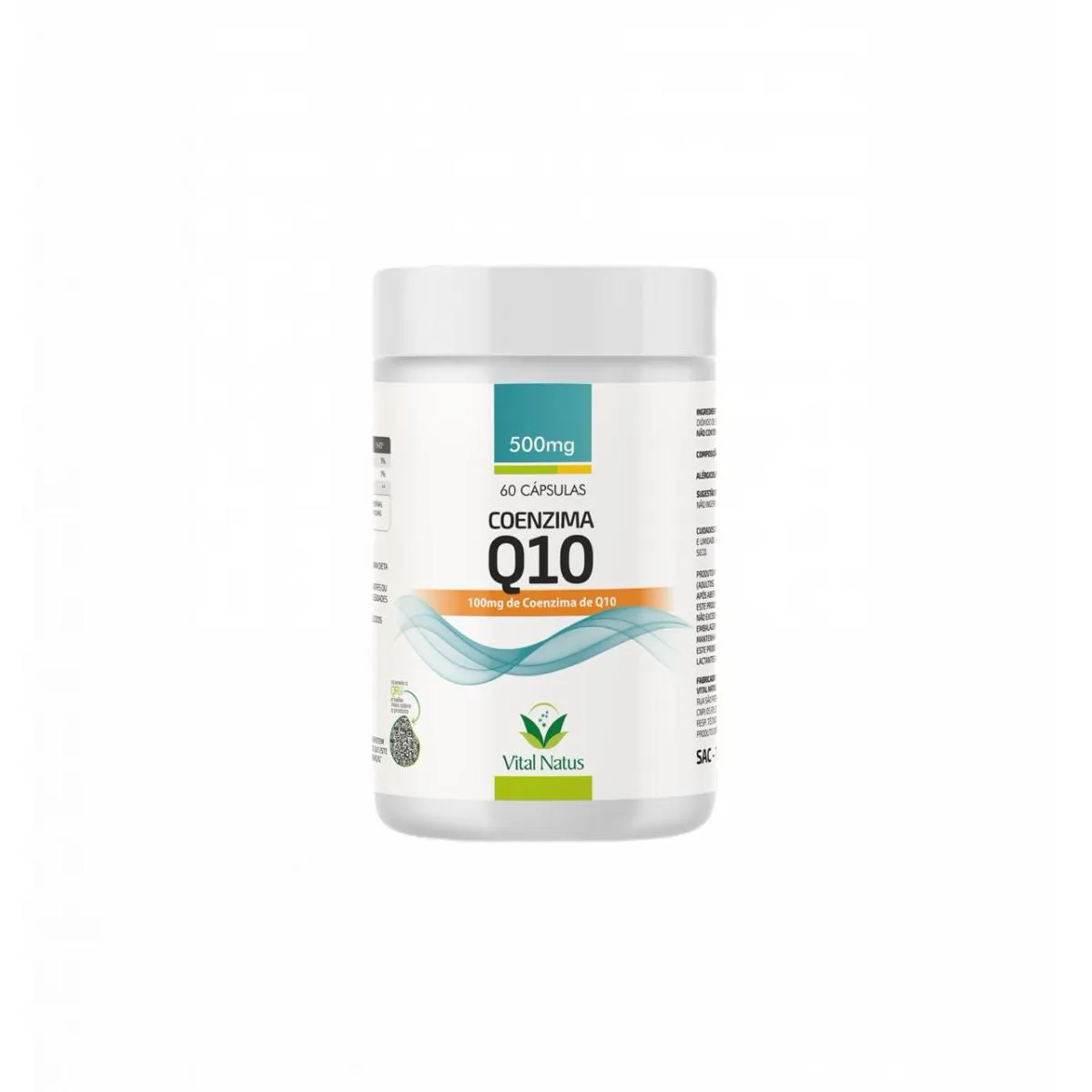 COENZIMA Q10-100MG UBIQUINONA COQ-10-60 CAPS- VITAL NATUS