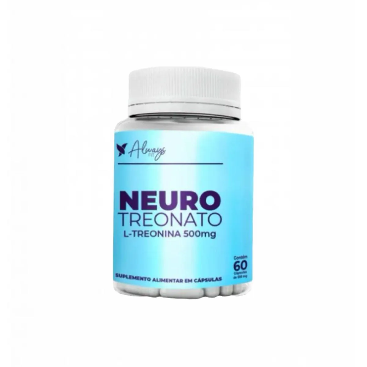 NEURO TREONATO- L TREONINA 500MG- 60 CáPSULAS- ALWAYS FIT