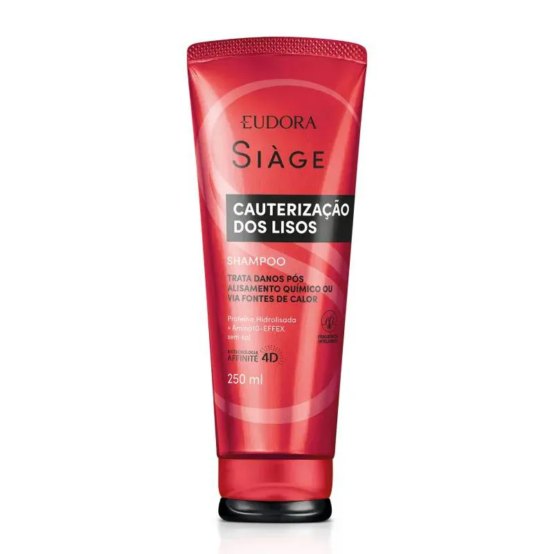 SHAMPOO CAUTERIZAçãO DOS LISOS EUDORA SIàGE 250ML