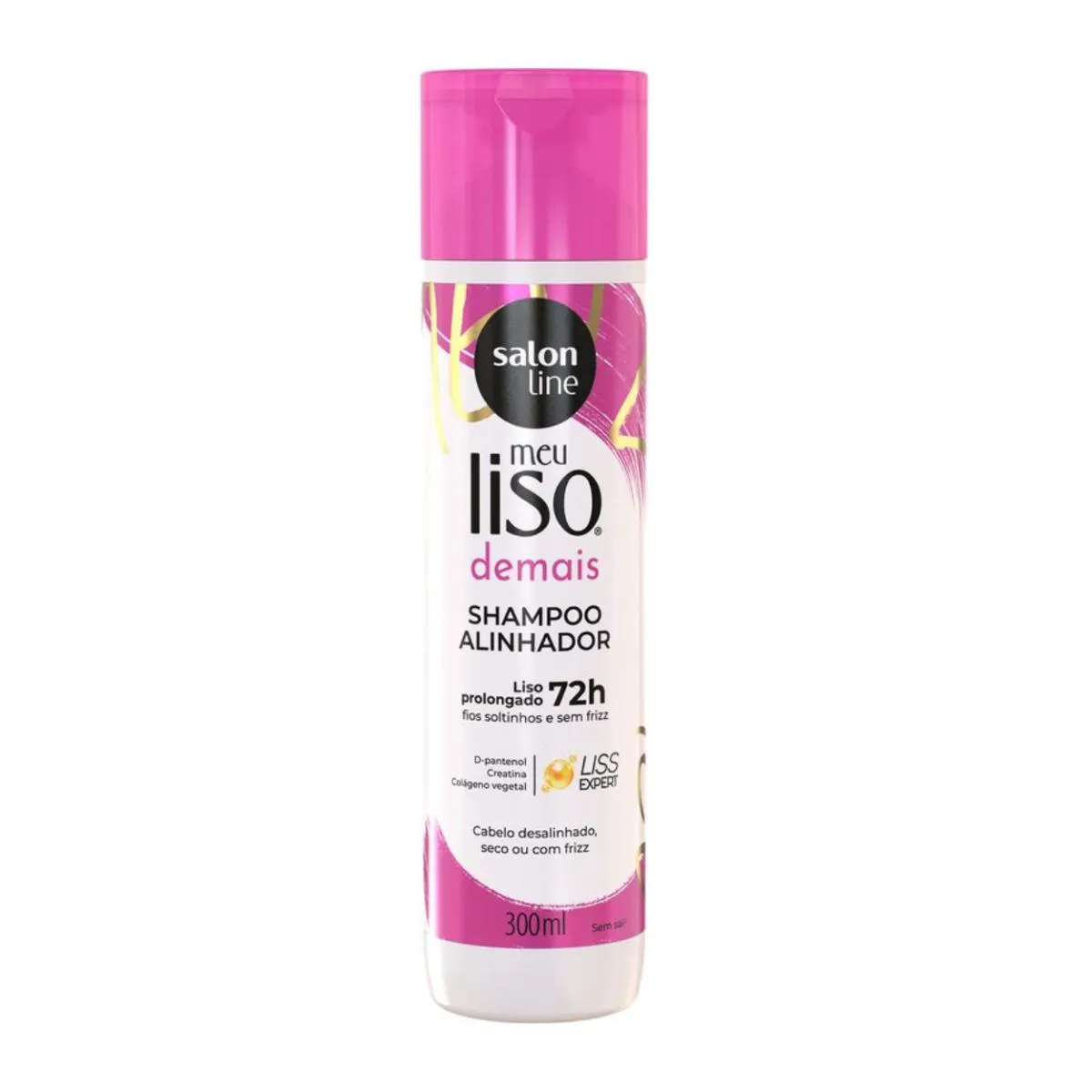SHAMPOO ALINHADOR MEU LISO DEMAIS HIDRATA SALON LINE 300ML