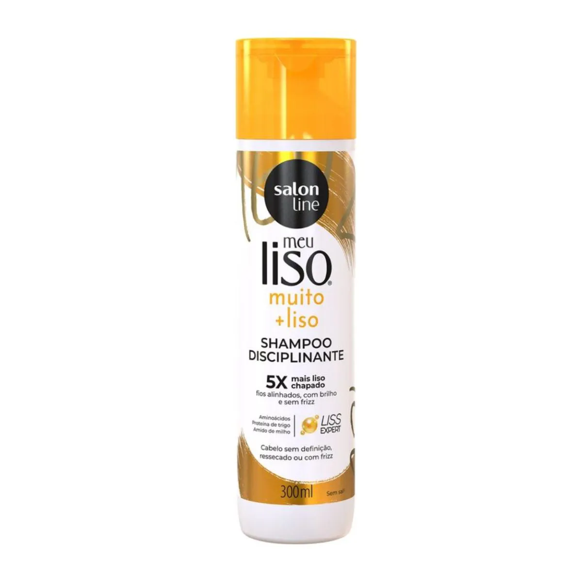 Shampoo Vegano Salon Line Meu Liso Amido Milho 300ml