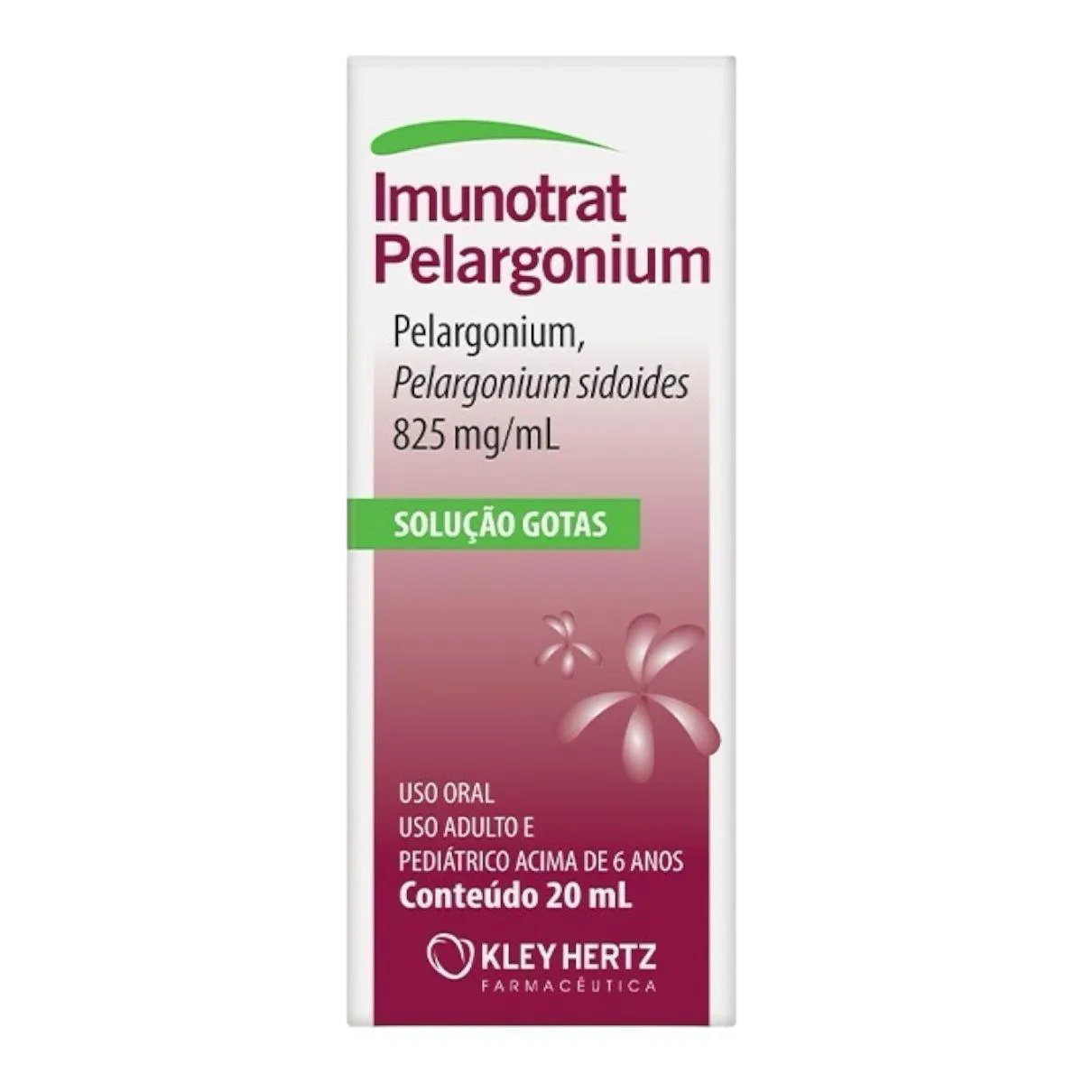 IMUNOTRAT PELARGONIUM 20ML PROTEçãO NATURAL CONTRA GRIPES E RESFRIADOS