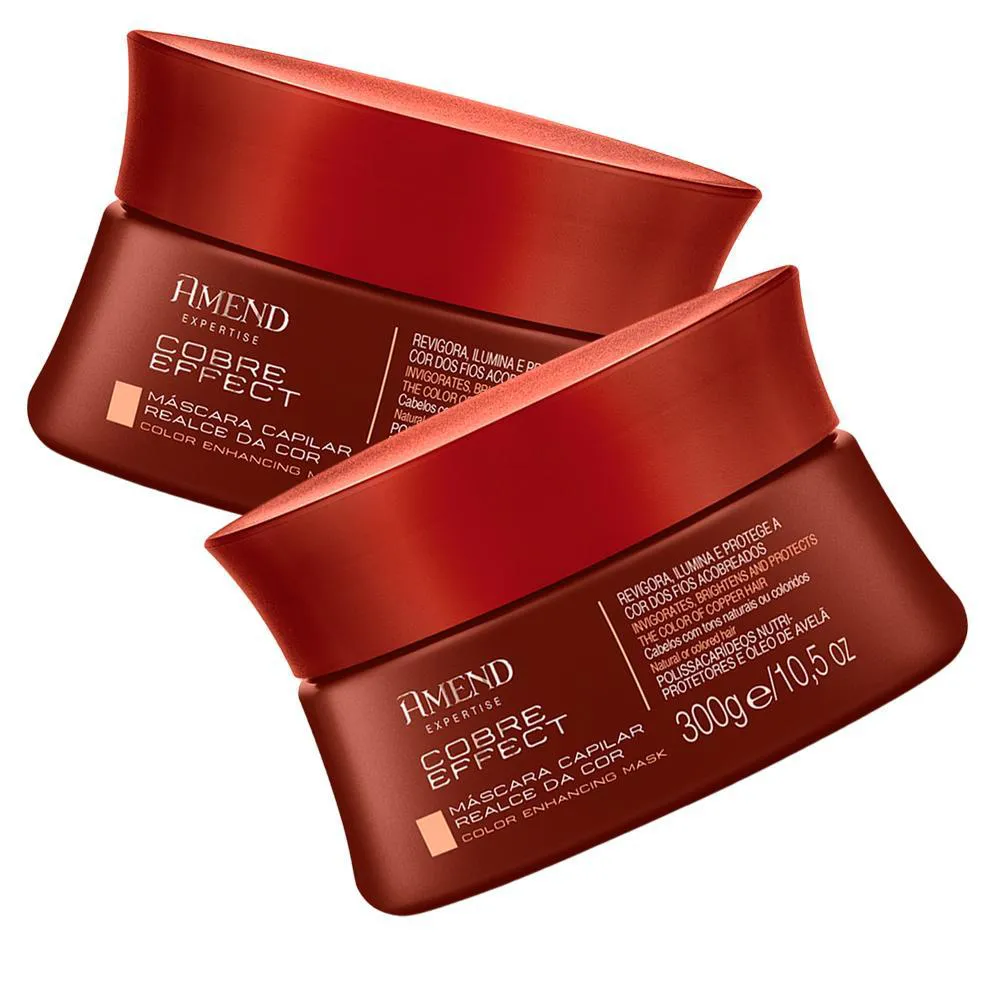 AMEND 02 MáSCARA REALCE DA COR COBRE EFFECT 300G
