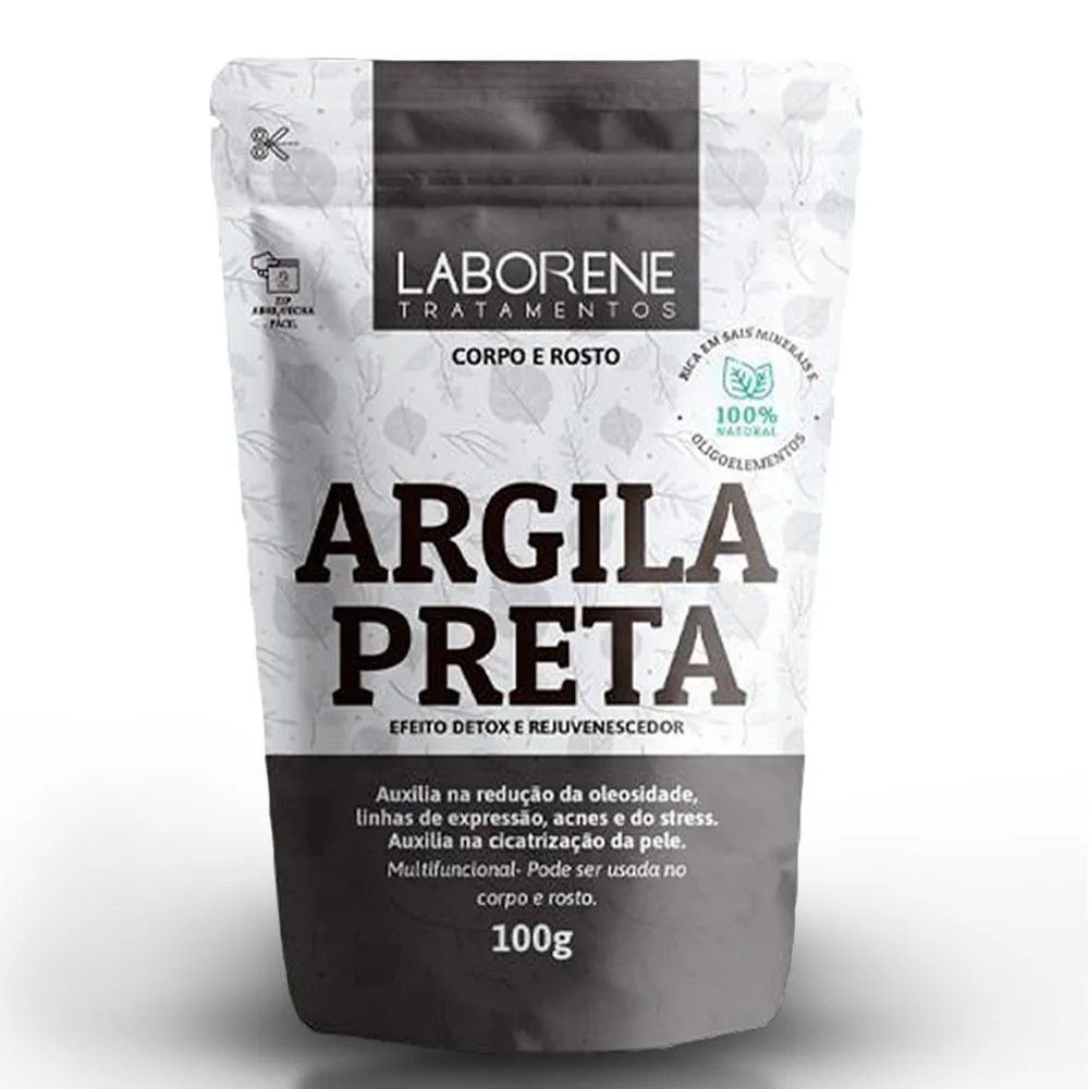 LABORENE - SACHE ARGILA EM Pó PRETA 100G