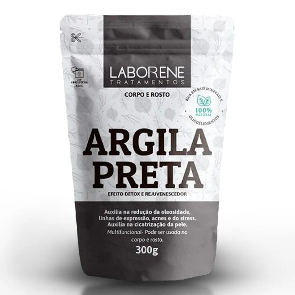 LABORENE - SACHE ARGILA EM Pó PRETA 300G