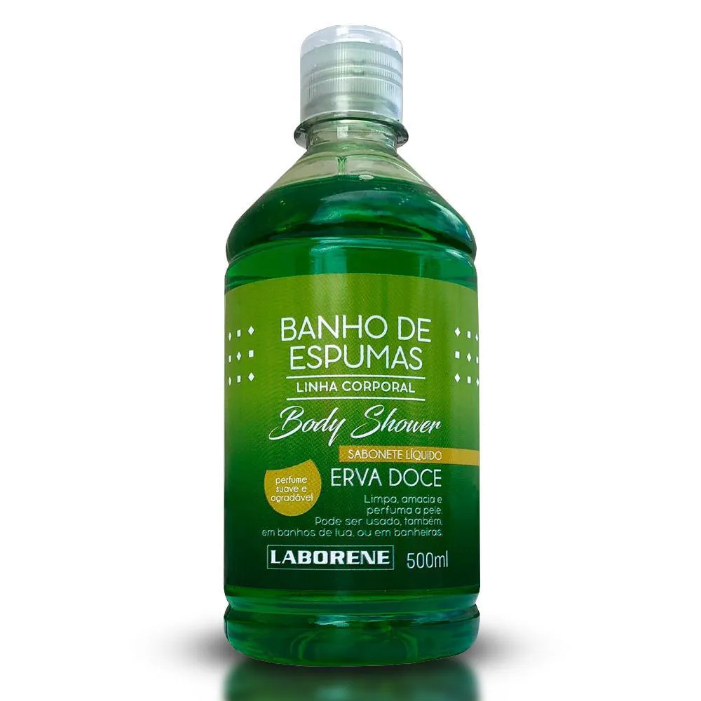 LABORENE - 02 SABONETE LíQUIDO ERVA DOCE 500ML