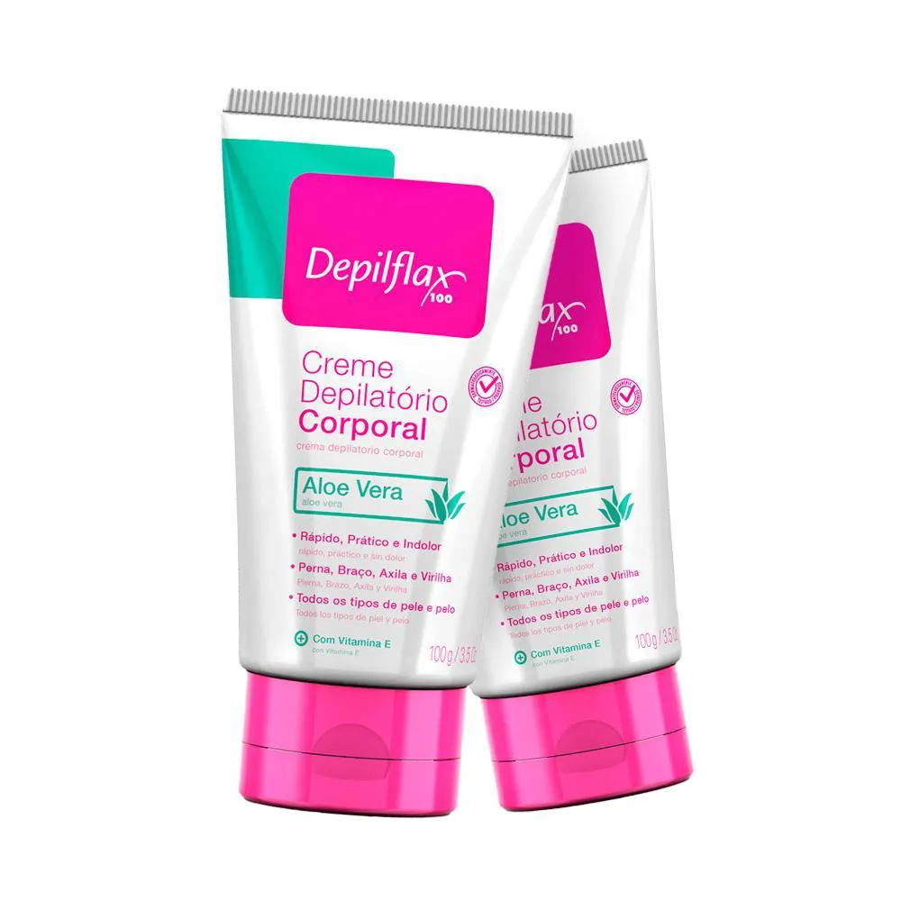 DEPILFLAX - 02 CREME CORPORAL DEPILATóRIO 100G