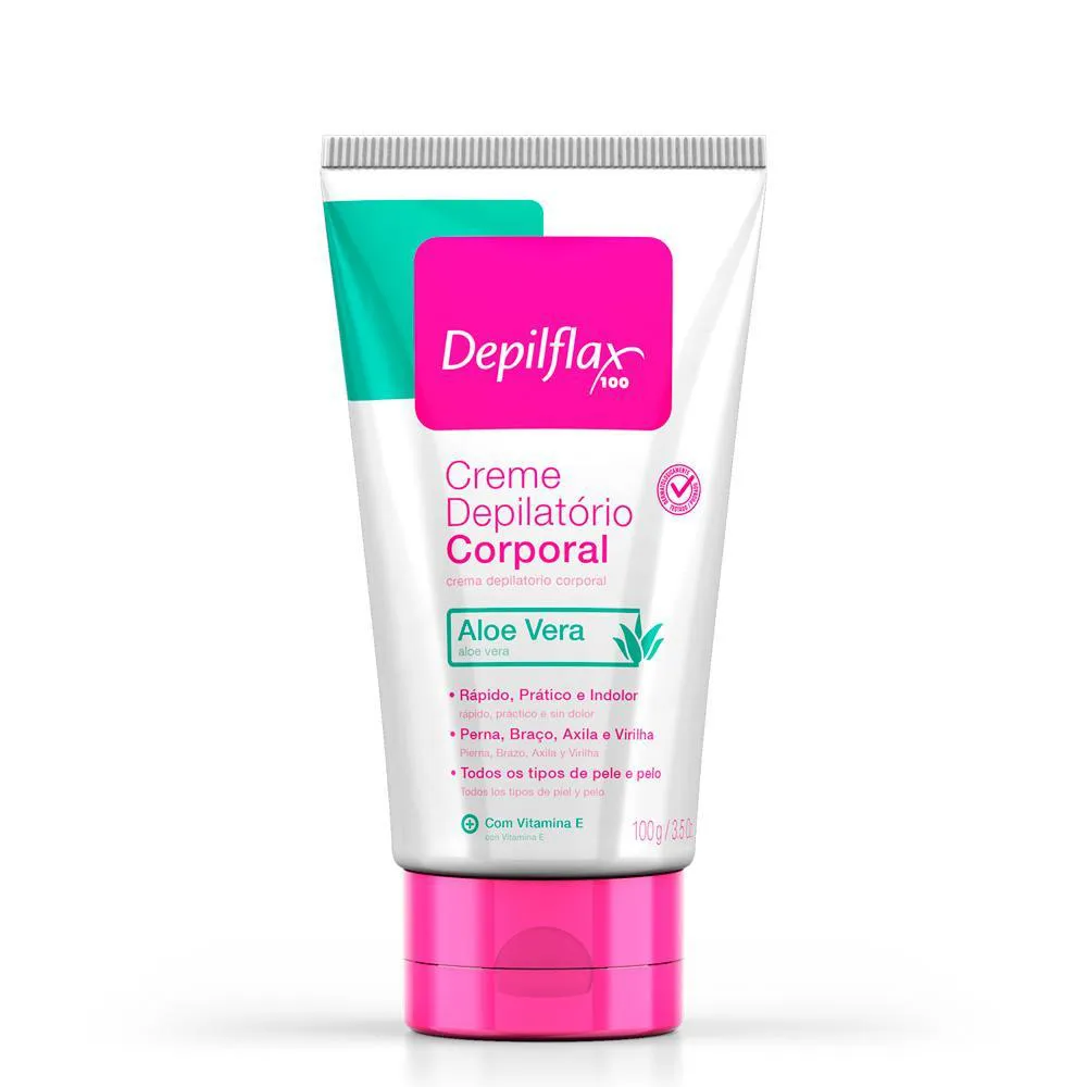 DEPILFLAX - 03 CREME CORPORAL DEPILATóRIO 100G