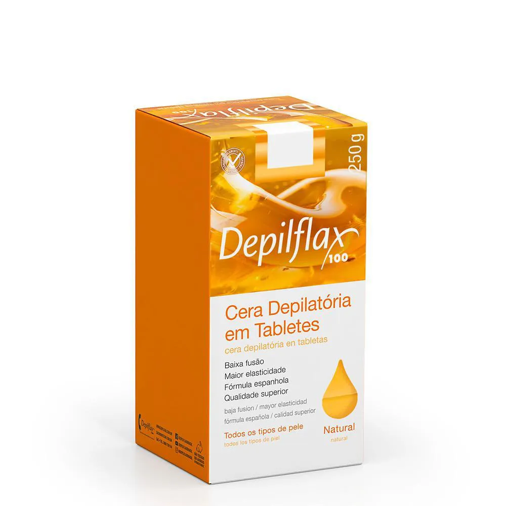 DEPILFLAX - CERA QUENTE NATURAL 250G