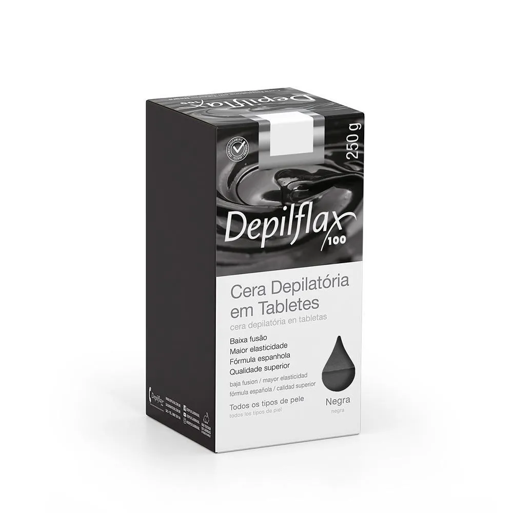 DEPILFLAX - CERA QUENTE NEGRA 250G