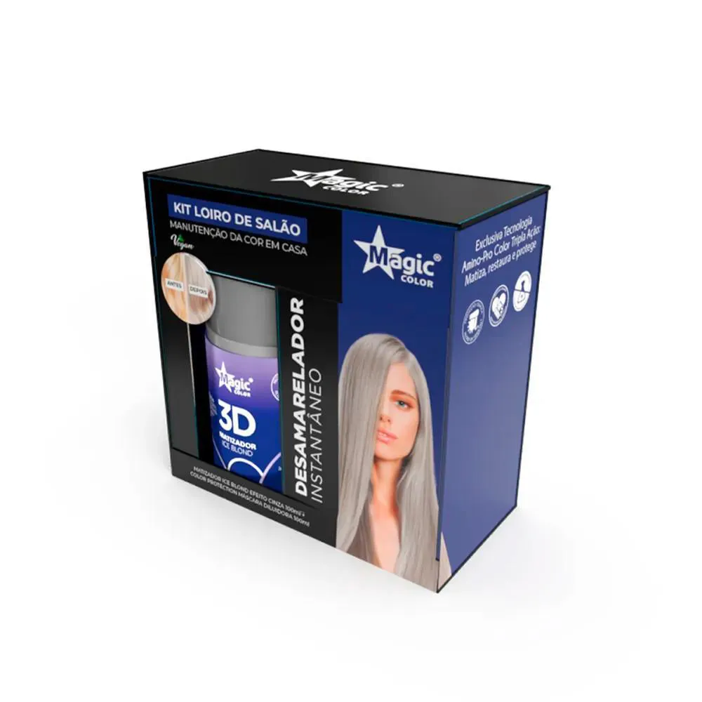 MAGIC COLOR - 03 KIT MATIZADOR ICE BLOND 100ML