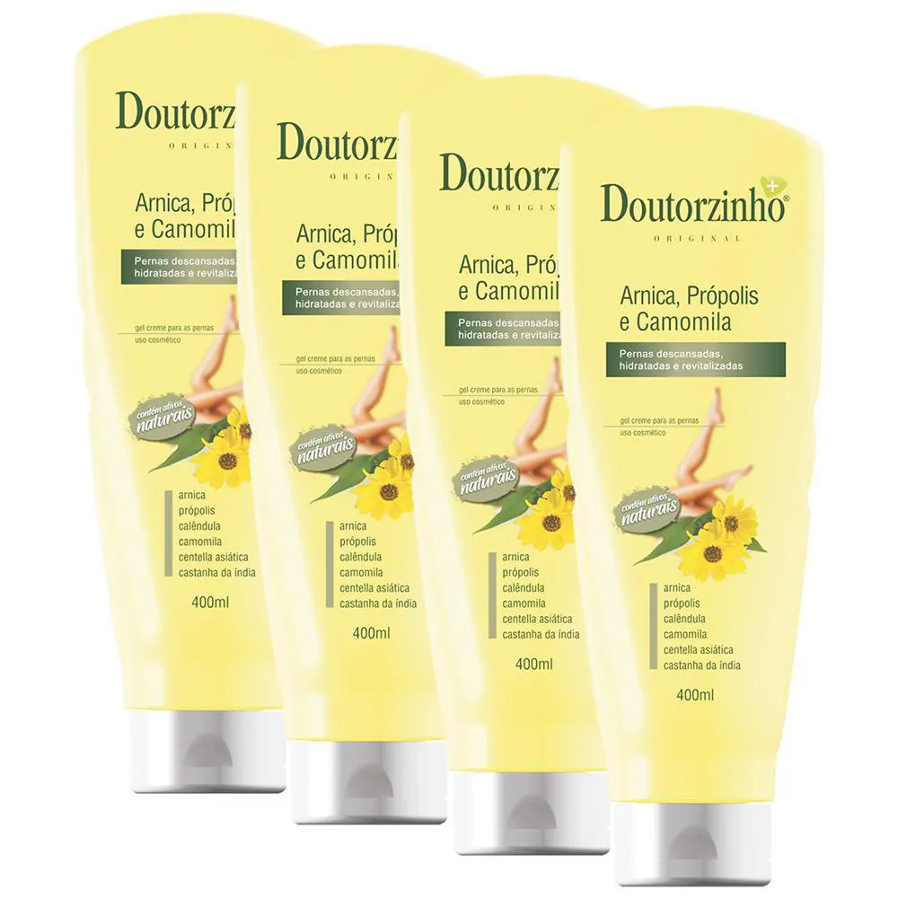 DOUTORZINHO - 04 CREME DE ARNICA PROPOLIS E CAMOMILA 400ML