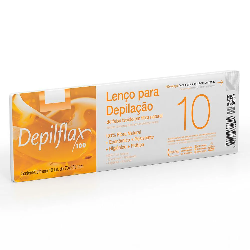 DEPILFLAX - LENçO DEPILATóRIO 10 UNIDADES
