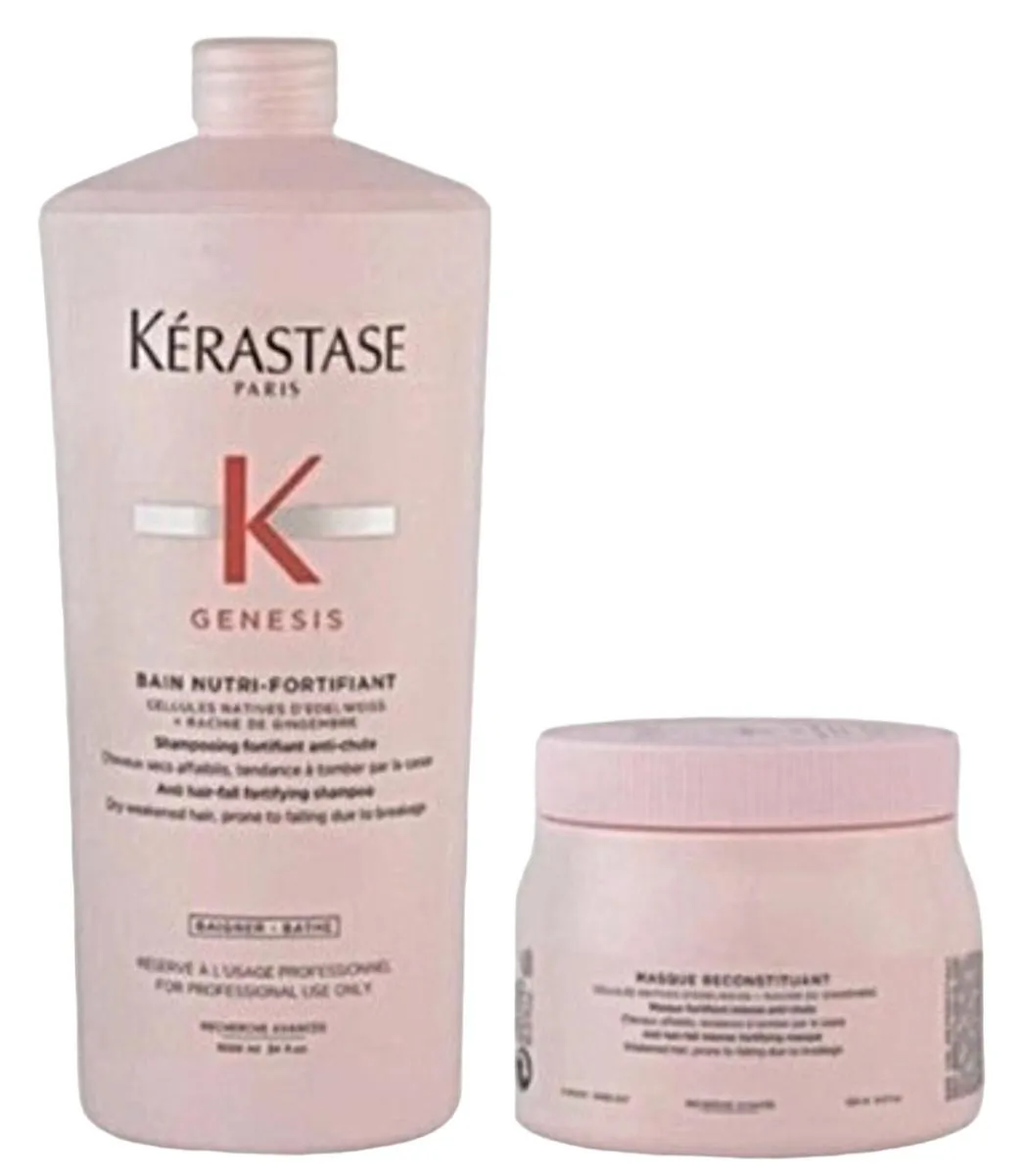 KIT KéRASTASE GENESIS NUTRI-FORTIFIANT SHAMPOO 1L+ MASC 500G