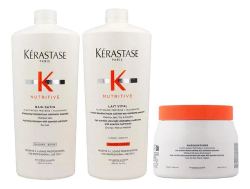 KIT KéRASTASE NUTRITIVE SATIN+ LAIT VITAL+ MASQUINTENSE GDE