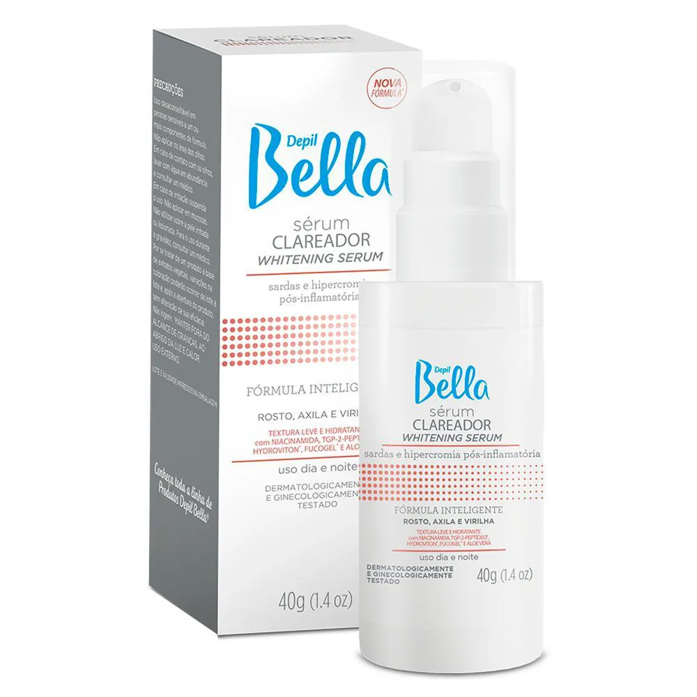 DEPIL BELLA - SERUM CLAREADOR FORMULA INTELIGENTE 40G