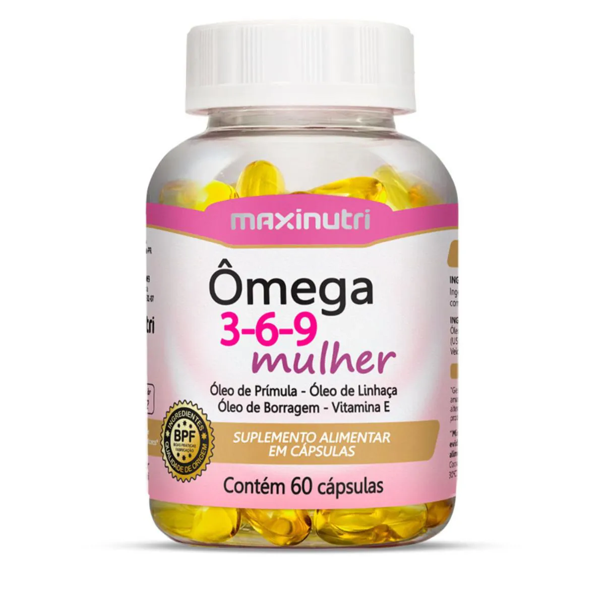 ÔMEGA 3-6-9 MULHER SUPLEMENTO - MAXINUTRI