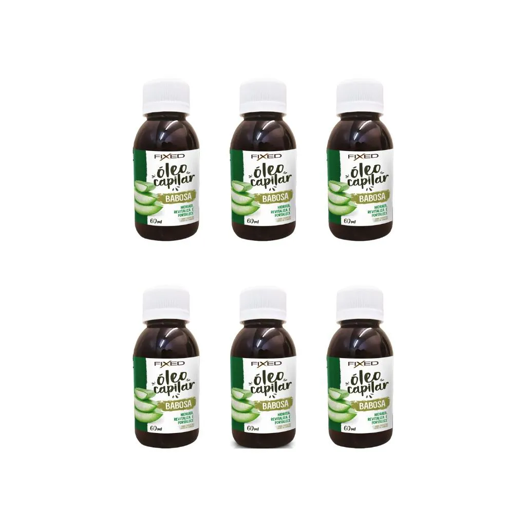 OLEO CAPILAR FIXED BABOSA 60ML-KIT C/6UN