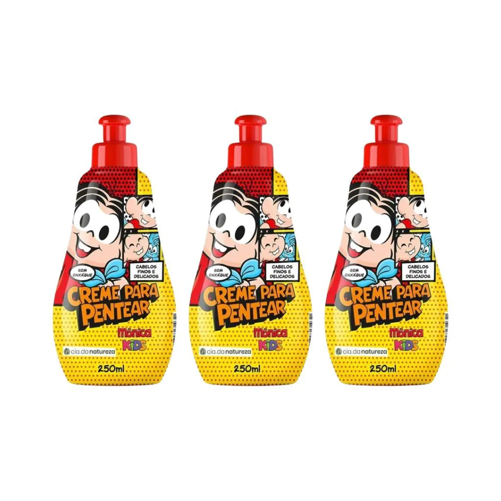 CREME DE PENTEAR CIA DA NATUREZA MONICA FINOS DELI 250ML-3UN