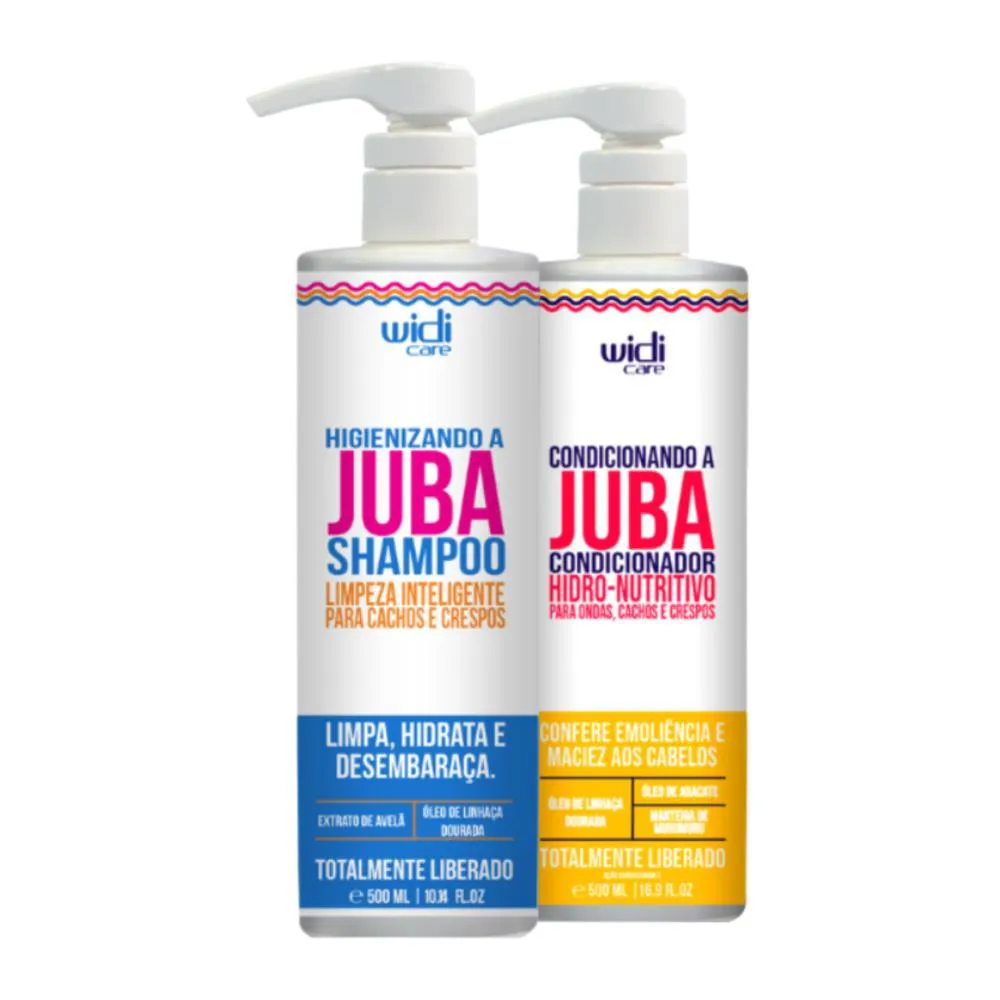 Kit Widi Care Higienizando a Juba Shampoo 500ml + Condicionador 500ml