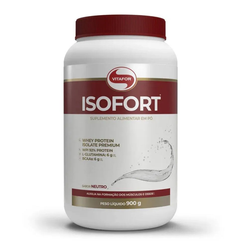 ISOFORT (900G) - SABOR: NEUTRO