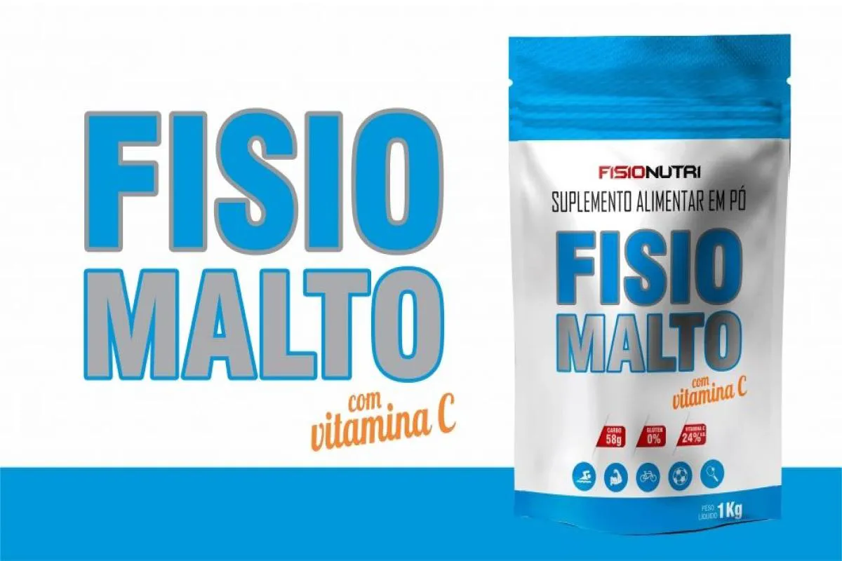 FISIO MALTO DEXTRINA COM VITAMINA C (1KG) - SABOR: LARANJA