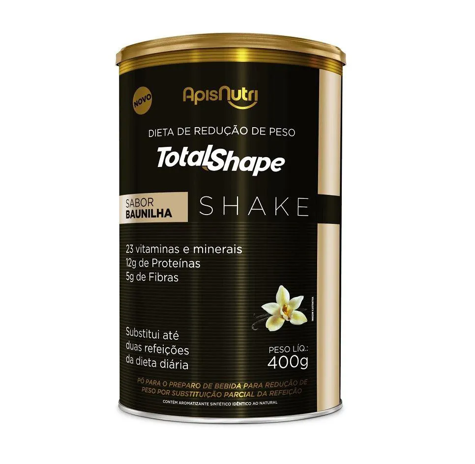 SHAKE TOTAL SHAPE (400G) - SABOR: BAUNILHA