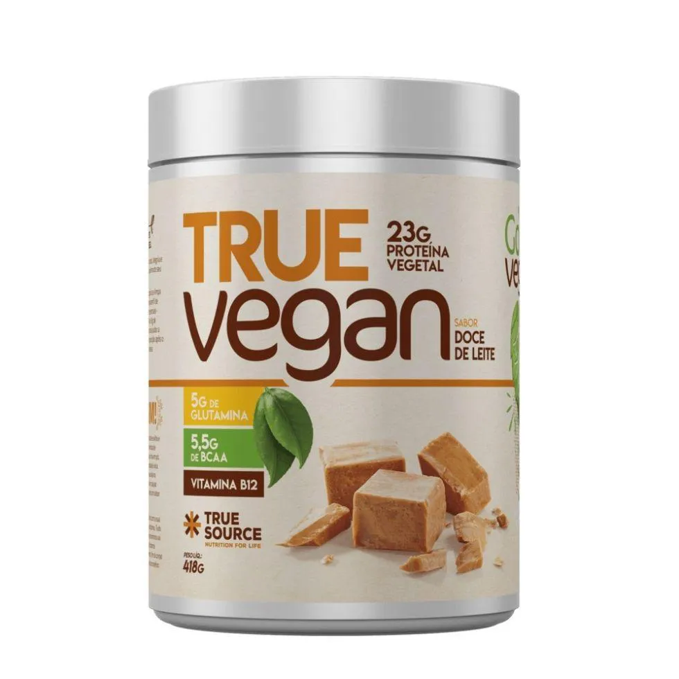 TRUE VEGAN (418G) - SABOR: DOCE DE LEITE