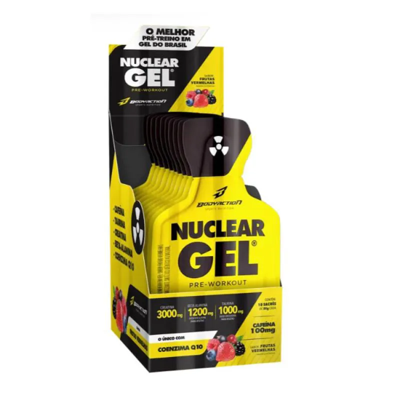 NUCLEAR GEL 10SCH DE 25G (FRUTAS VERMELHAS)