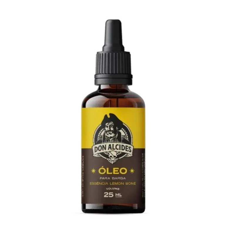 ÓLEO PARA BARBA DON ALCIDES LEMON BONE - 25ML