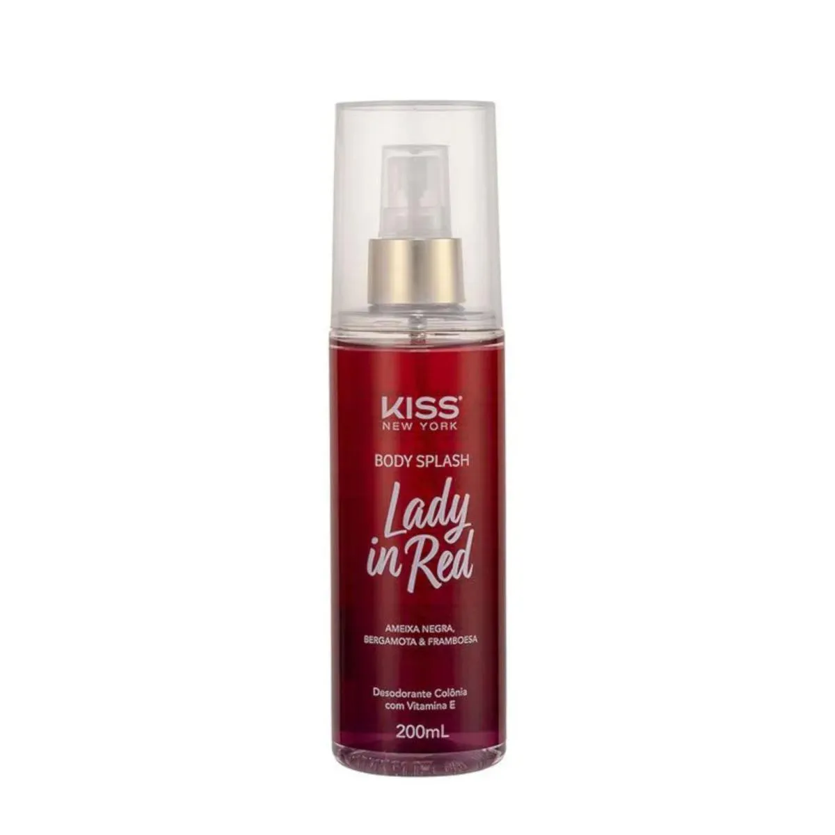 BODY SPLASH  - KISS NEW YORK Lady IN RED