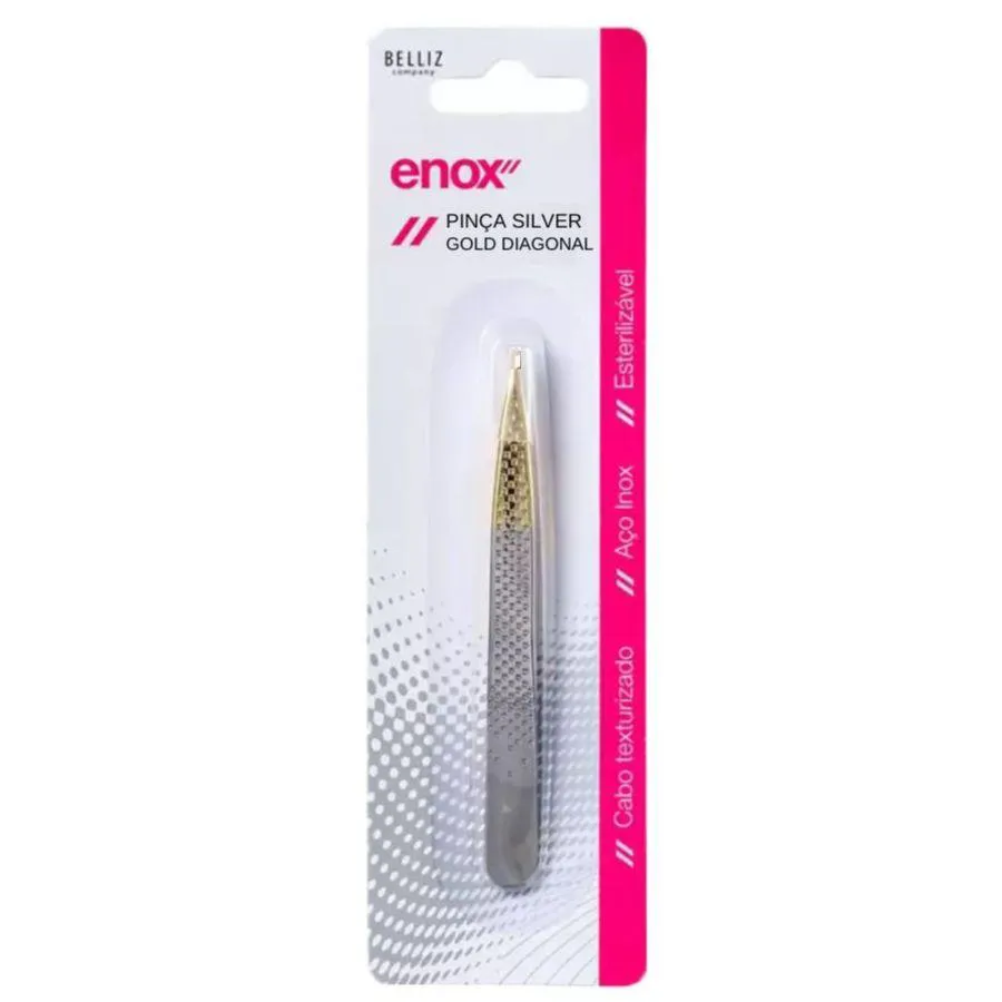 PINçA SILVER GOLD DIAGONAL REF.1701 - BELLIZ
