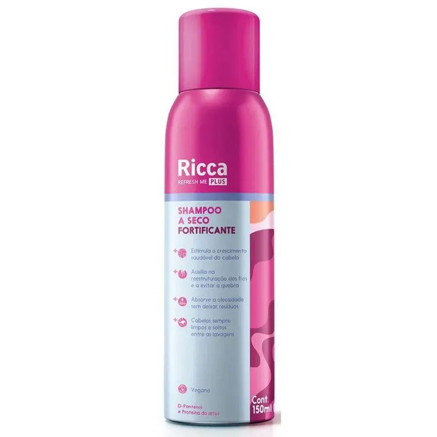 SHAMPOO A SECO FORTIFICANTE 150ML - RICCA