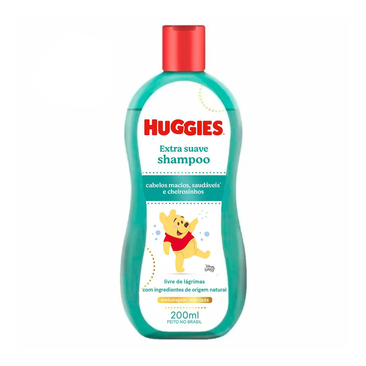 SHAMPOO EXTRA SUAVE HUGGIES HIPOALERGêNICO 200ML HUGGIES