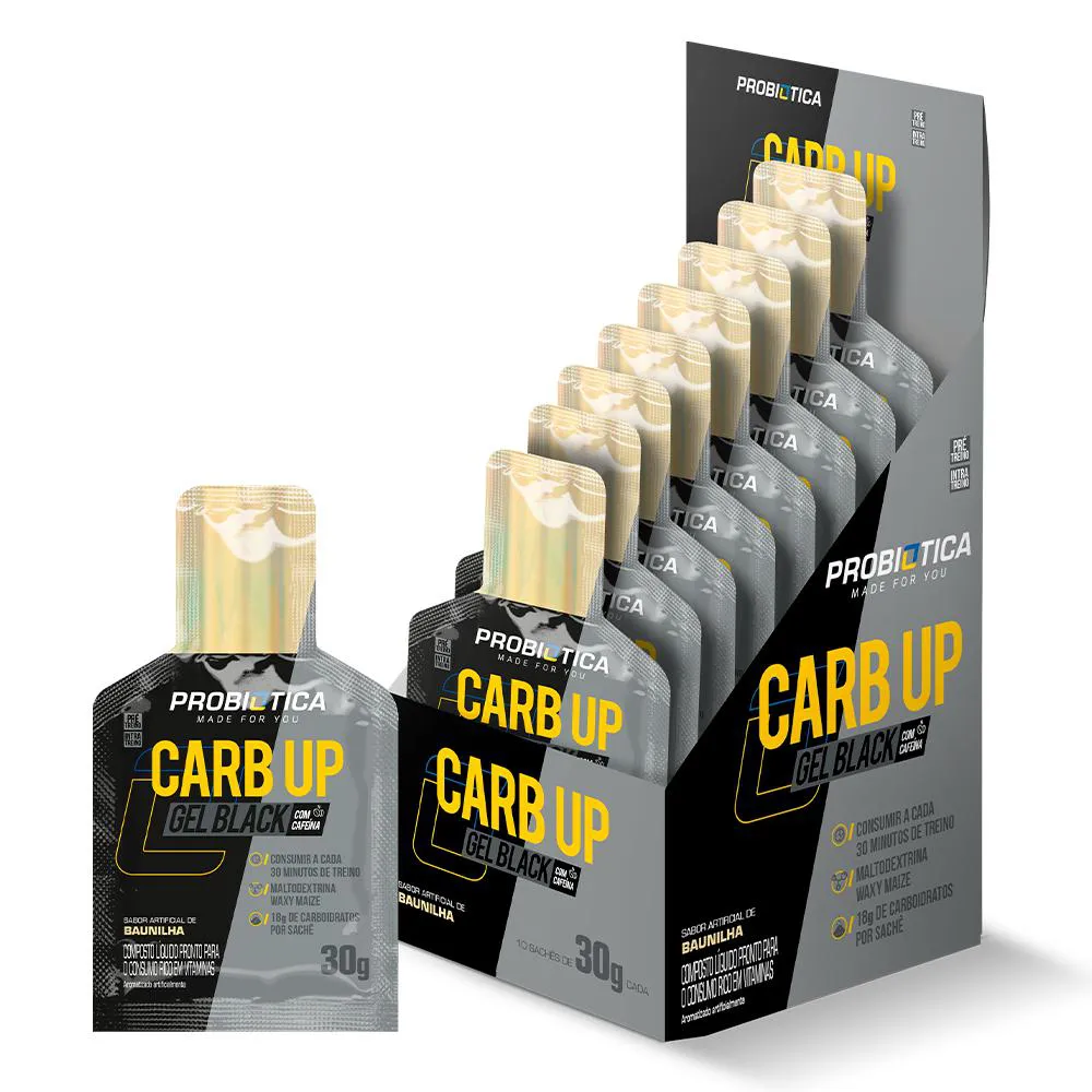 4X CARB UP BLACK PROBIOTICA - BAUNILHA