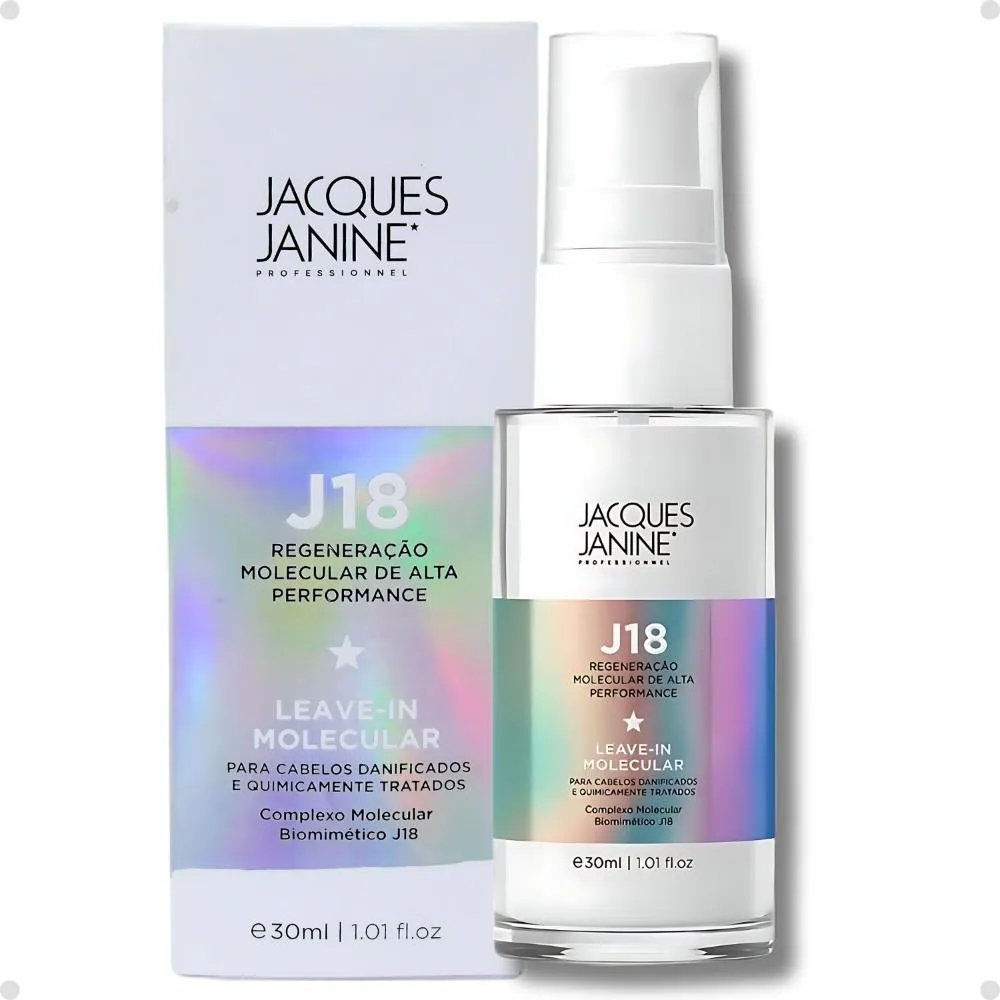LEAVE-IN JACQUES JANINE J18 REGENERAçãO MOLECULAR 30ML