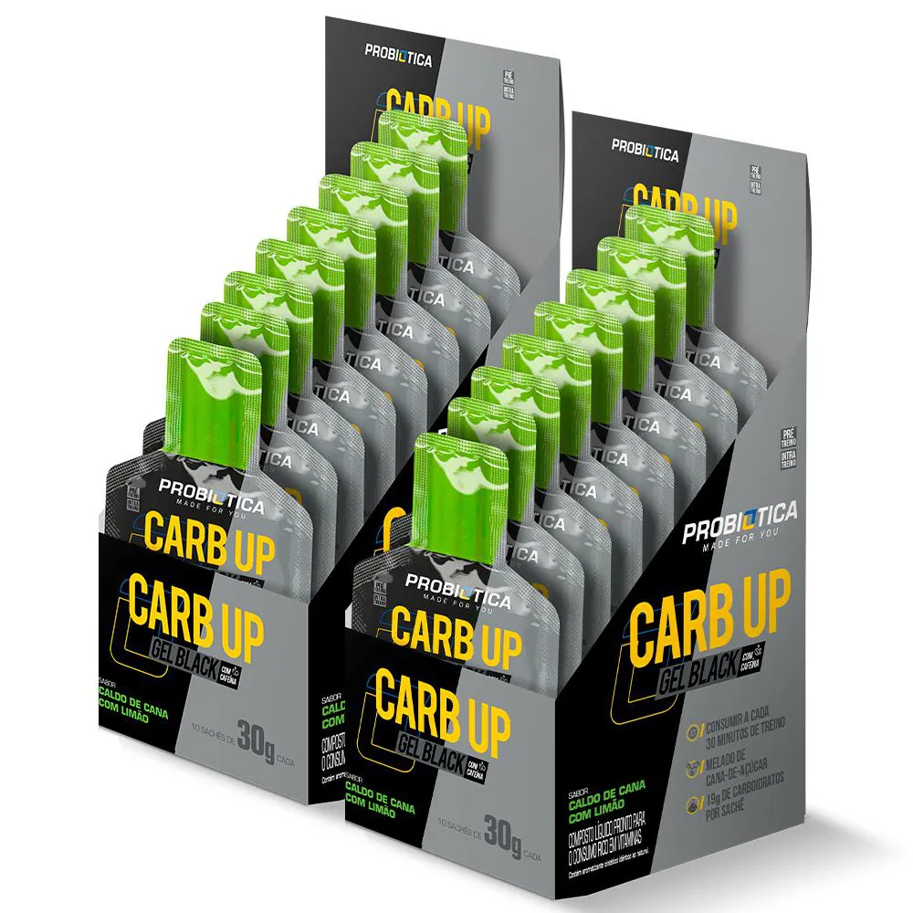 2X CARB UP BLACK PROBIOTICA - CALDO DE CANA