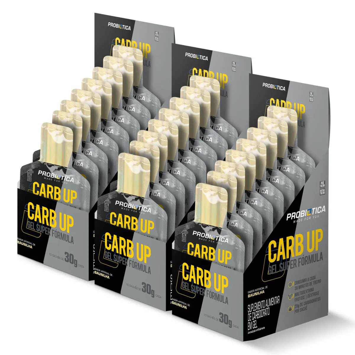 3X CARB UP SUPER FÓRMULA - BAUNILHA