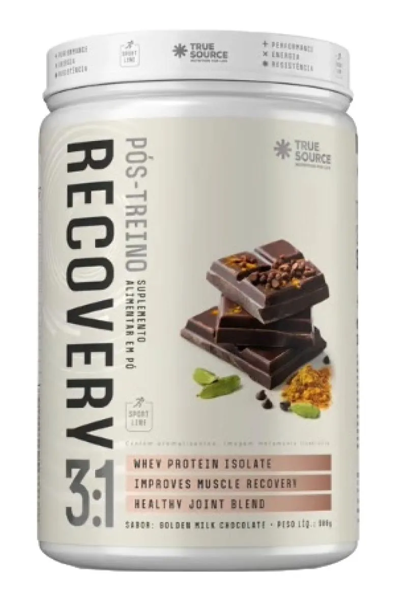 RECOVERY 3:1 PóS TREINO MILK CHOCOLATE TRUE SOURCE 900G