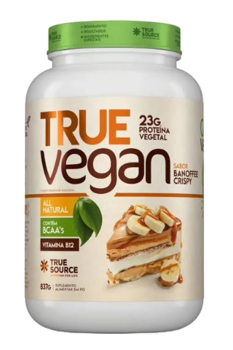 PROTEíNA TRUE VEGAN BANOFFEE CRISPY TRUE SOURCE 837G