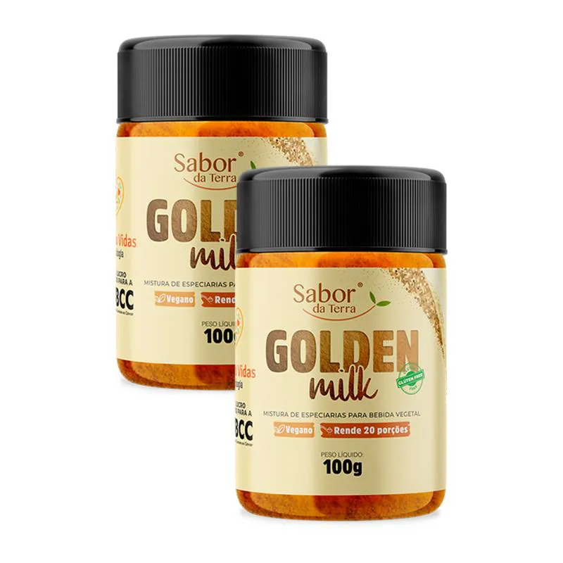 KIT 2X: GOLDEN MILK SABOR DA TERRA 100G