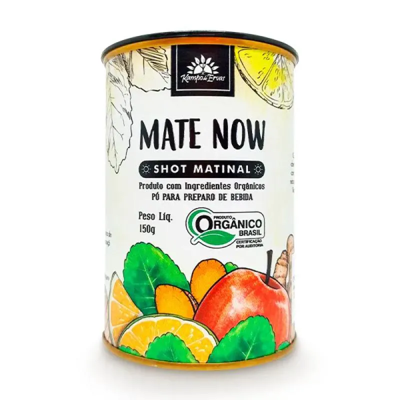 SHOT MATINAL MATE NOW ORGâNICO KAMPO DE ERVAS 150G