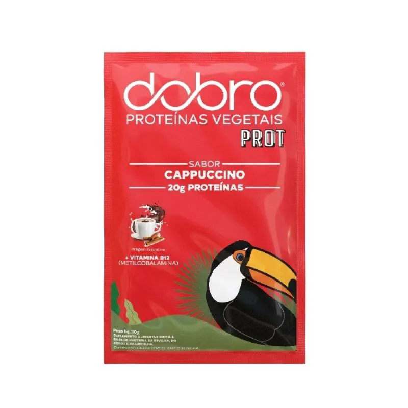 PROTEíNA VEGANA CAPPUCCINO SACHê DOBRO 30G