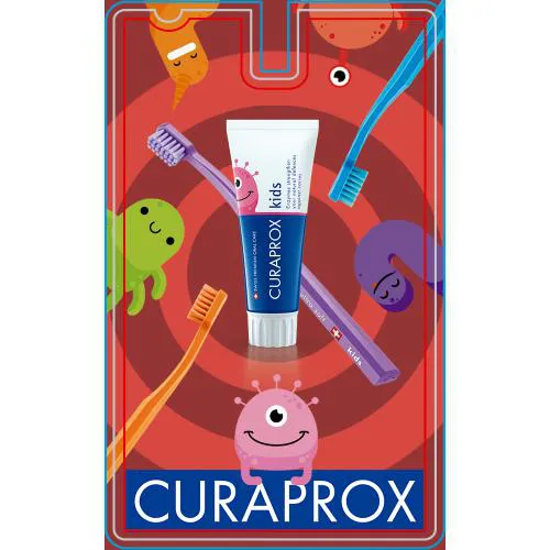 CARTÃO FIO DENTAL CURAPROX D100056modelokids
