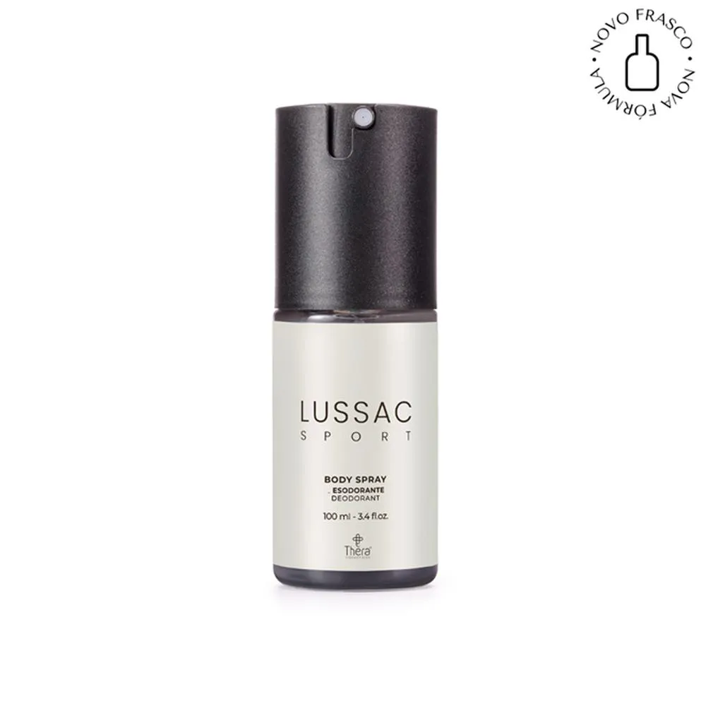 BODY SPRAY DESODORANTE LUSSAC SPORT 100 ML - SEM ALUMíNIO