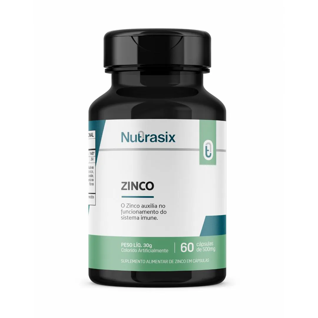 ZINCO 60 CÁPSULAS – NUTRASIX