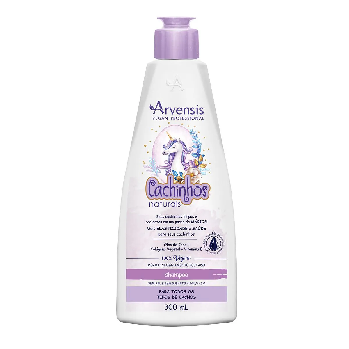 Shampoo Infantil Vegano Arvensis Cachinhos Naturais 300ml